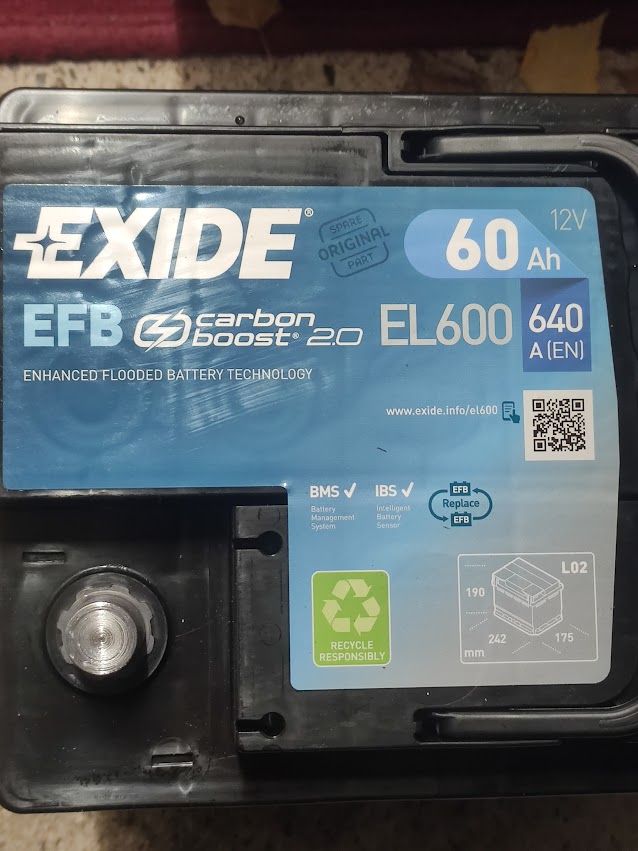 EXIDE EL600 Batterie