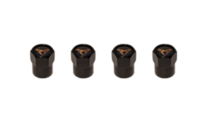 CUPRA Logo Black Valve Caps - Set of 4