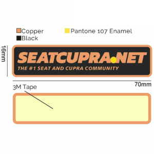 Copper Car Badge (Premium OEM Quality)